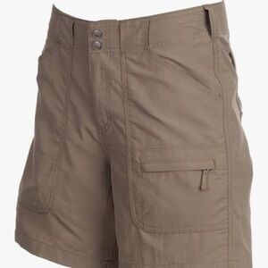 Women's Cargo Shorts in Tan